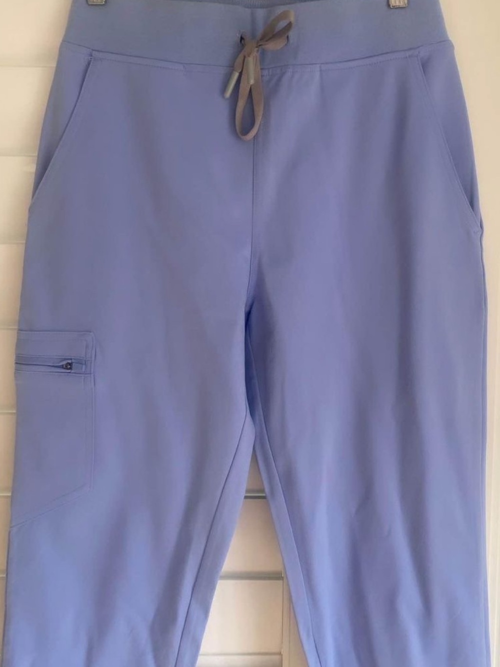 Blue Sky Periwinkle Women's Drawstring Scrub Pants